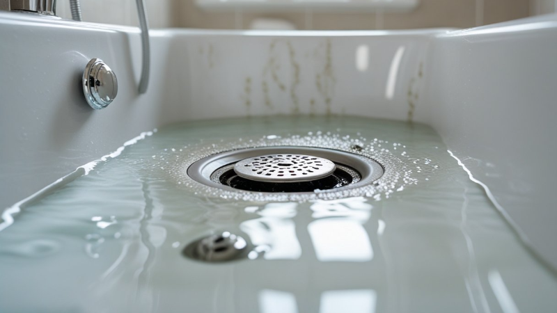 How to Unclog a Clogged Bathtub Drain Quickly and Easily | Harris ...