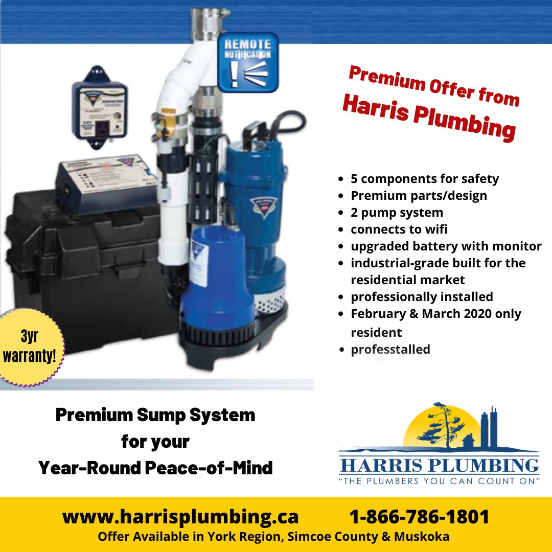 premium sump system from harris plumbing
